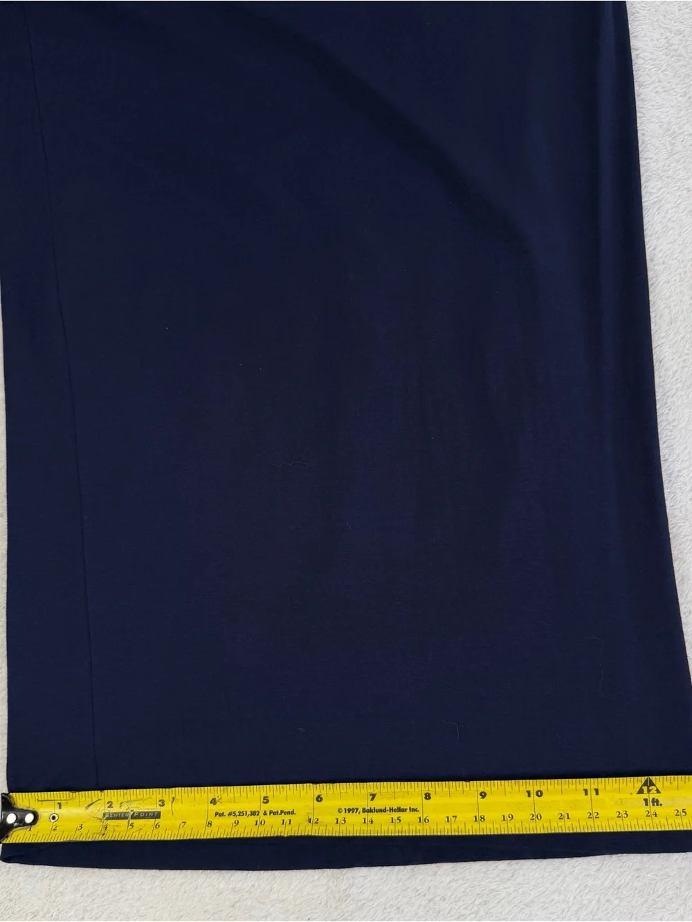 Eileen Fisher Navy Viscose Jersey Wide Leg Jumpsuit XL Made in USA